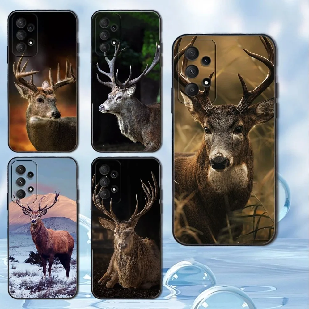 

Hunting Phone Case For Samsung Galaxy A13,A21s,A22,A31,A32,A52,A53,A71,A80,A91 Soft Black Cover