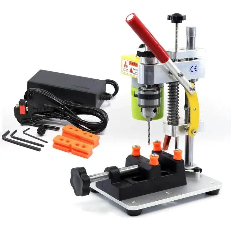 Mini Benchtop Drill Press 0.5mm-13mm Variable Speed For Precision DIY Phone Watch Repair Jewelry PCB Wood