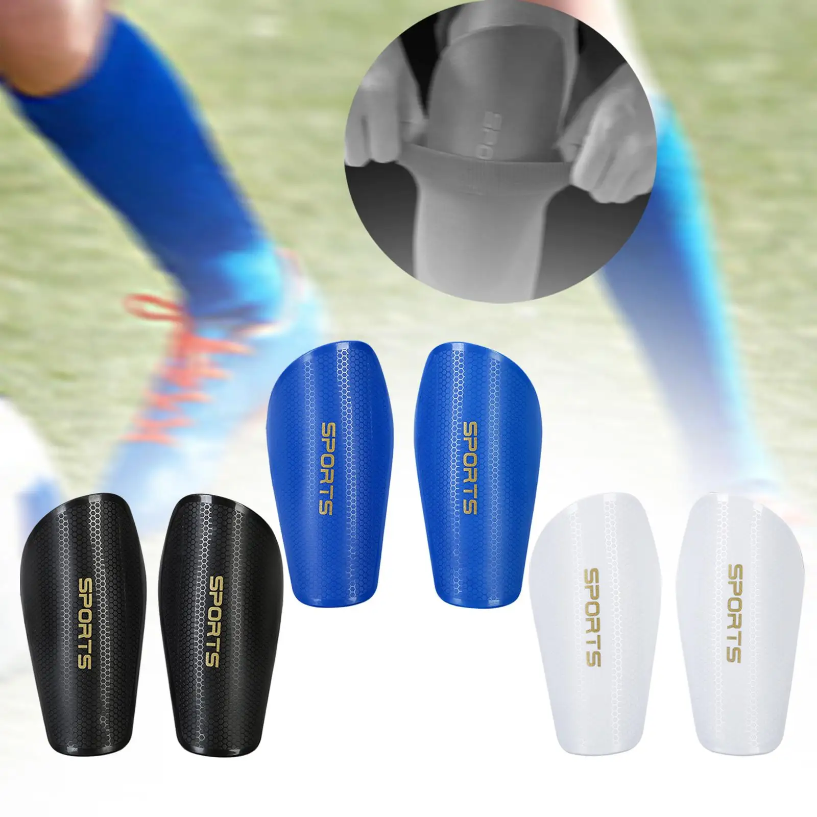 

1 пара футбольных щитков для голени, защитное снаряжение, противоударная защита ног, футбольное оборудование, футбольные игры