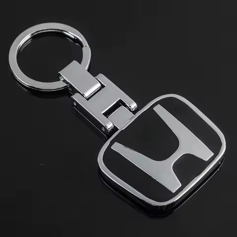 Honda Metal Keychain High End Luxury Key Chain Accessories for Honda Fit Jazz GK5 Civic Type-R CRV Pilot Accord Insight