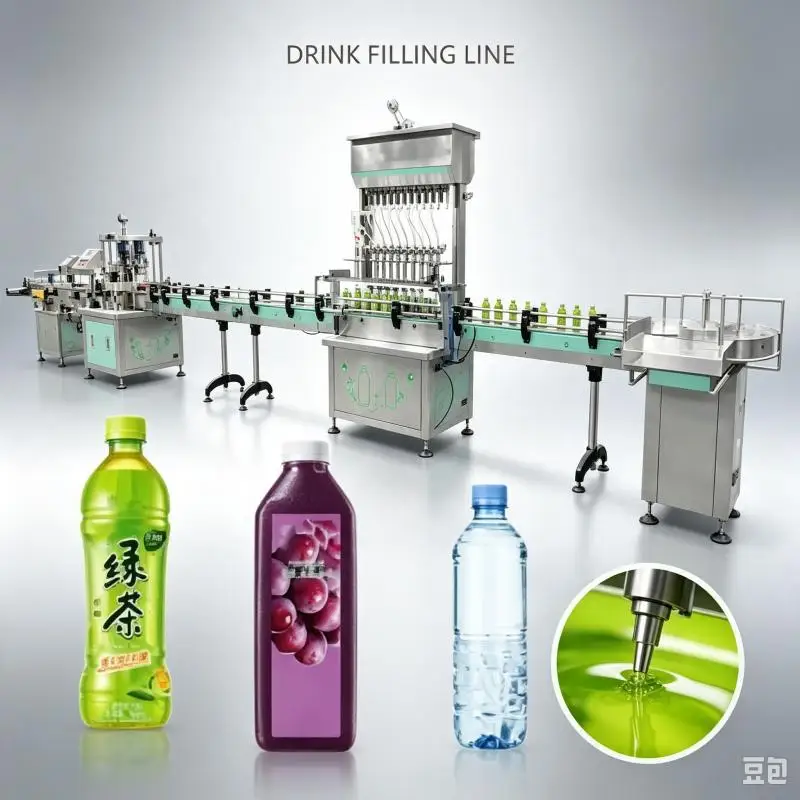 Automatic Liquid Filling Machine Intelligent Control Precision Filling Machine High Speed Bottling Equipment For Various Liquids