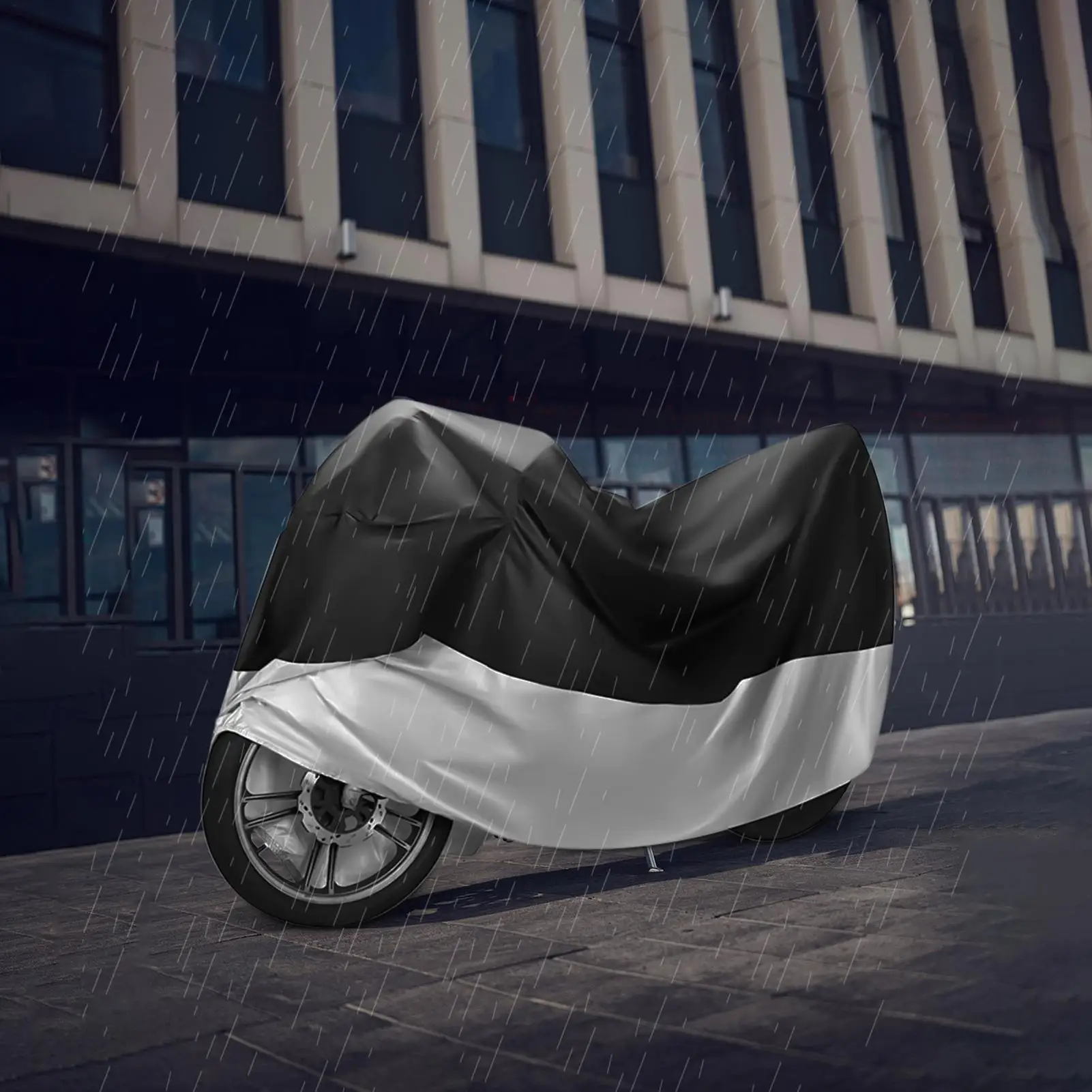 

Укрытие для мотоцикла, водонепроницаемый сверхмощный чехол для мопеда, спортивный автомобильный укрытие для путешествий, дома, пляжа, школы, на большие расстояния