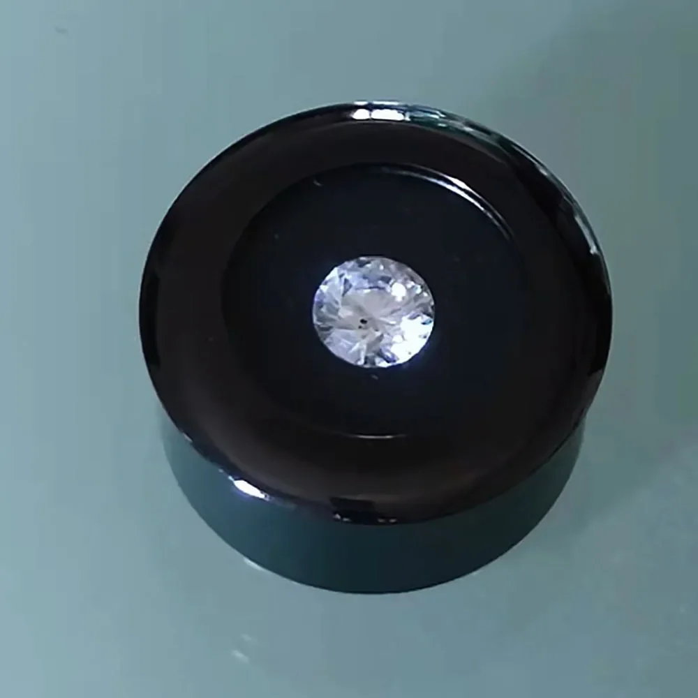 

Round Gemstone Storage Box Color Diamond Gift Packaging Case Zircon Charms Display Organizer Gem Stone Jewelry Showcase GIA Box