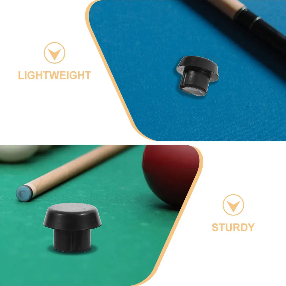 

2Pcs Pool Cue End Plug Billiard Cue Stopper Replacement Extender Handle Protector Stopper Cover End Plug Extender Handle