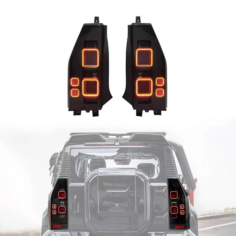 Upgrade Automotive Light Emitting Diode Taillight Rear Steering Taillight Assembly for Jet T2 Accessories