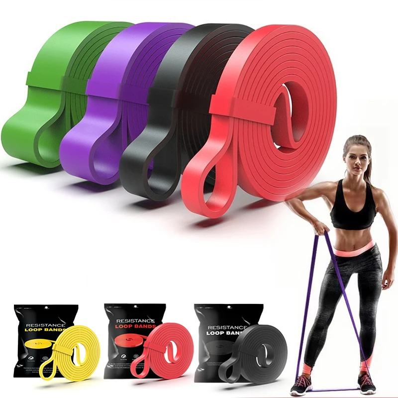 15~230lbs Heavy-Duty Resistance Band Agility Training Workout Gym Equipment Yoga Pilates Accessories Rubber Band Home Exercise