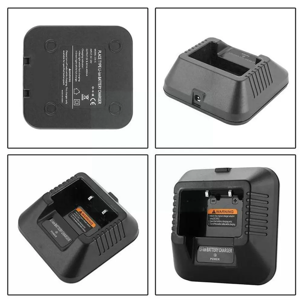 

CH-5 Desktop Charger Base For BaoFeng UV-5R\5RA\5RE\5R+Plus\5RA+Plus\DM5R Radio Walkie Talkie Li-ion Charger For Walkie Tal K4S5