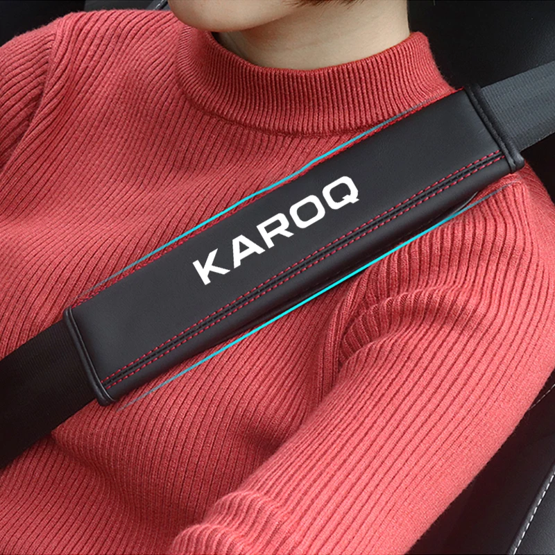 

For Skoda Karoq 1Pcs Car Seat Belt Covers Car Interior Accessories