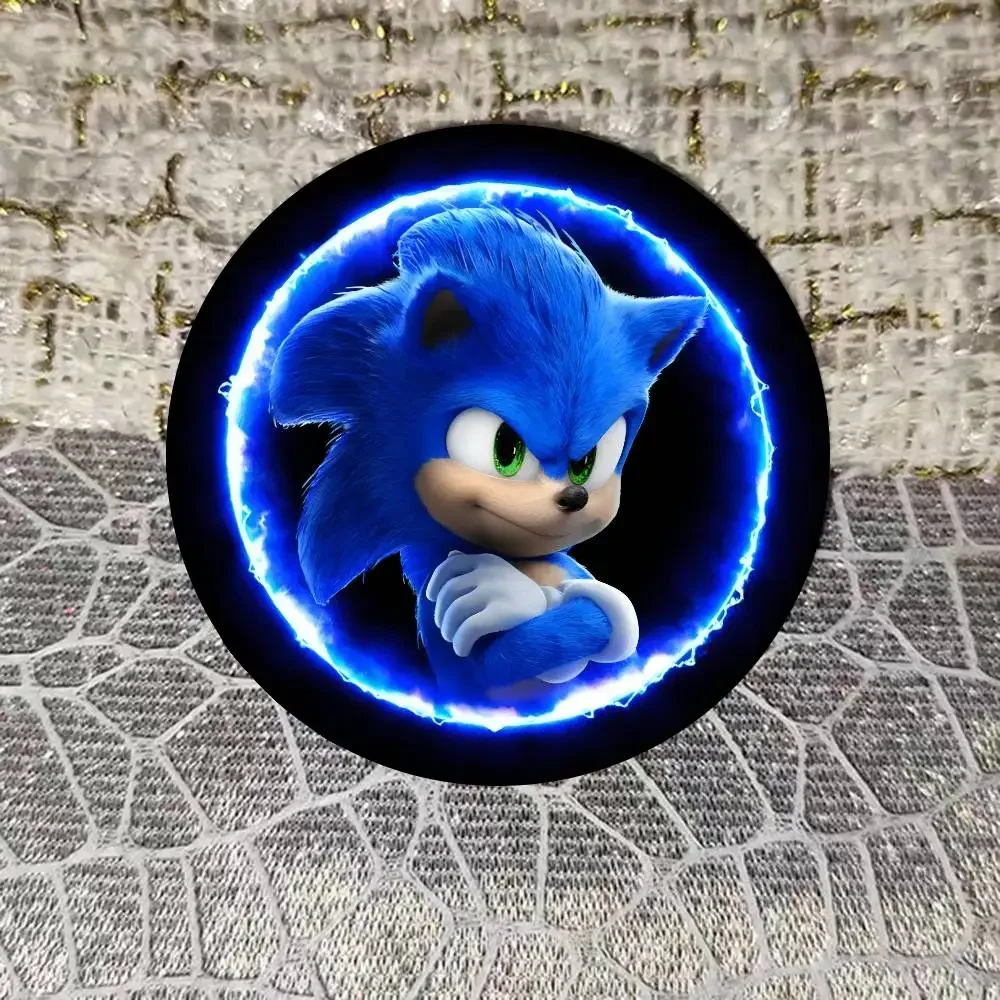 سونيك القنفذ صفيح دبوس زر مخصص أنيمي دور المدرسة القديمة بروش الكرتون طوق شارة مجوهرات هدية المشجعين #2