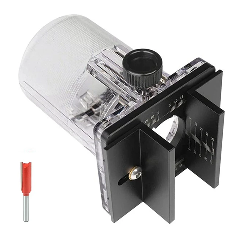 

Woodworking Two-In-One Connector Grooving Machine With 11Mm Cutter Head Trimmer Bracket Milling Cutter Tool