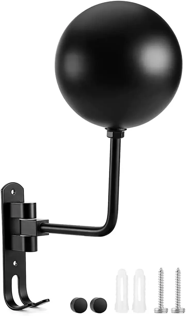 

Rotation Helmet Hanger Helmet Holder Wall Mount 180 Rotation Helmet Display Rack Helmet Rack with 2 Hook for Coats