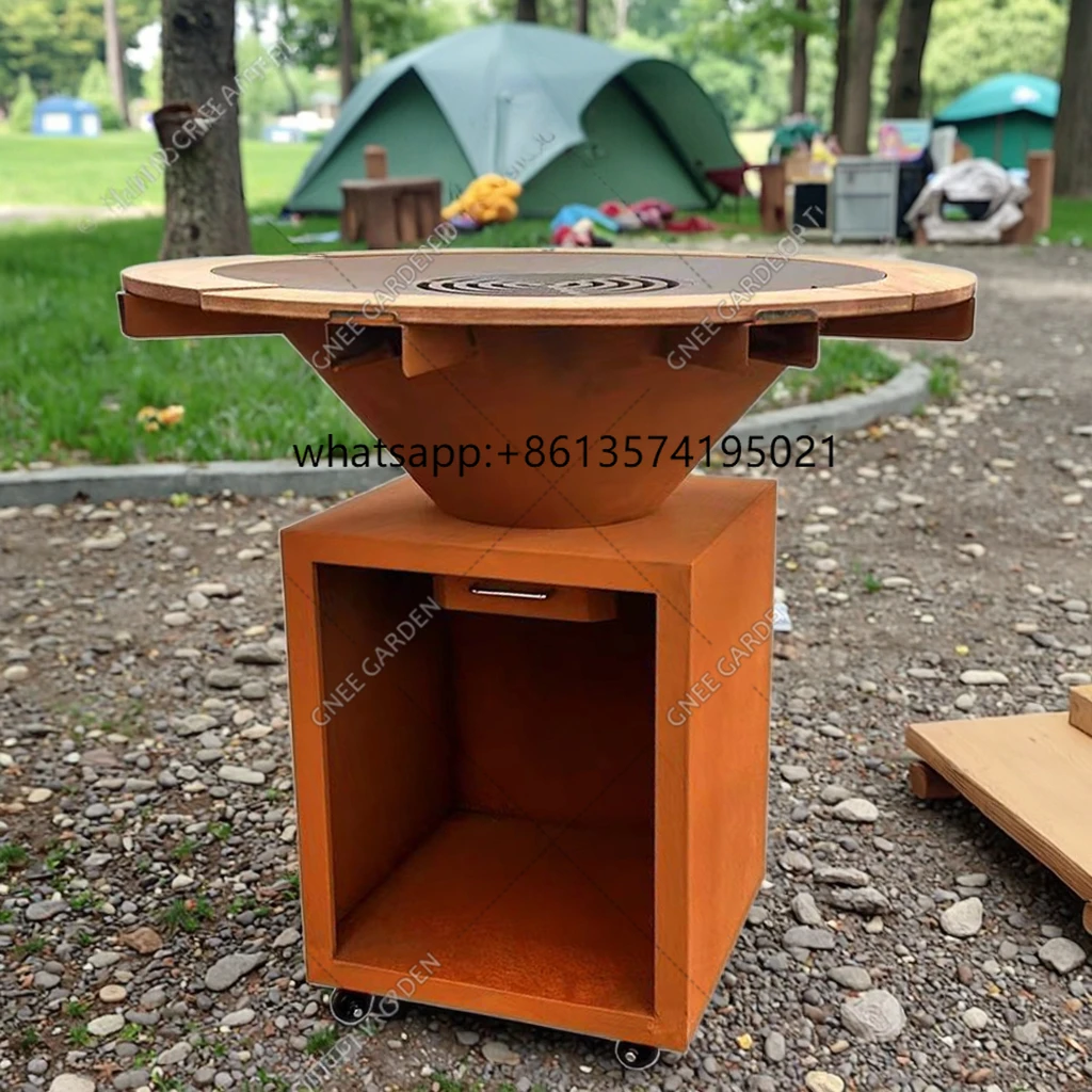 Parrilla de barbacoa de carbón coreana barata para patio para interiores y exteriores