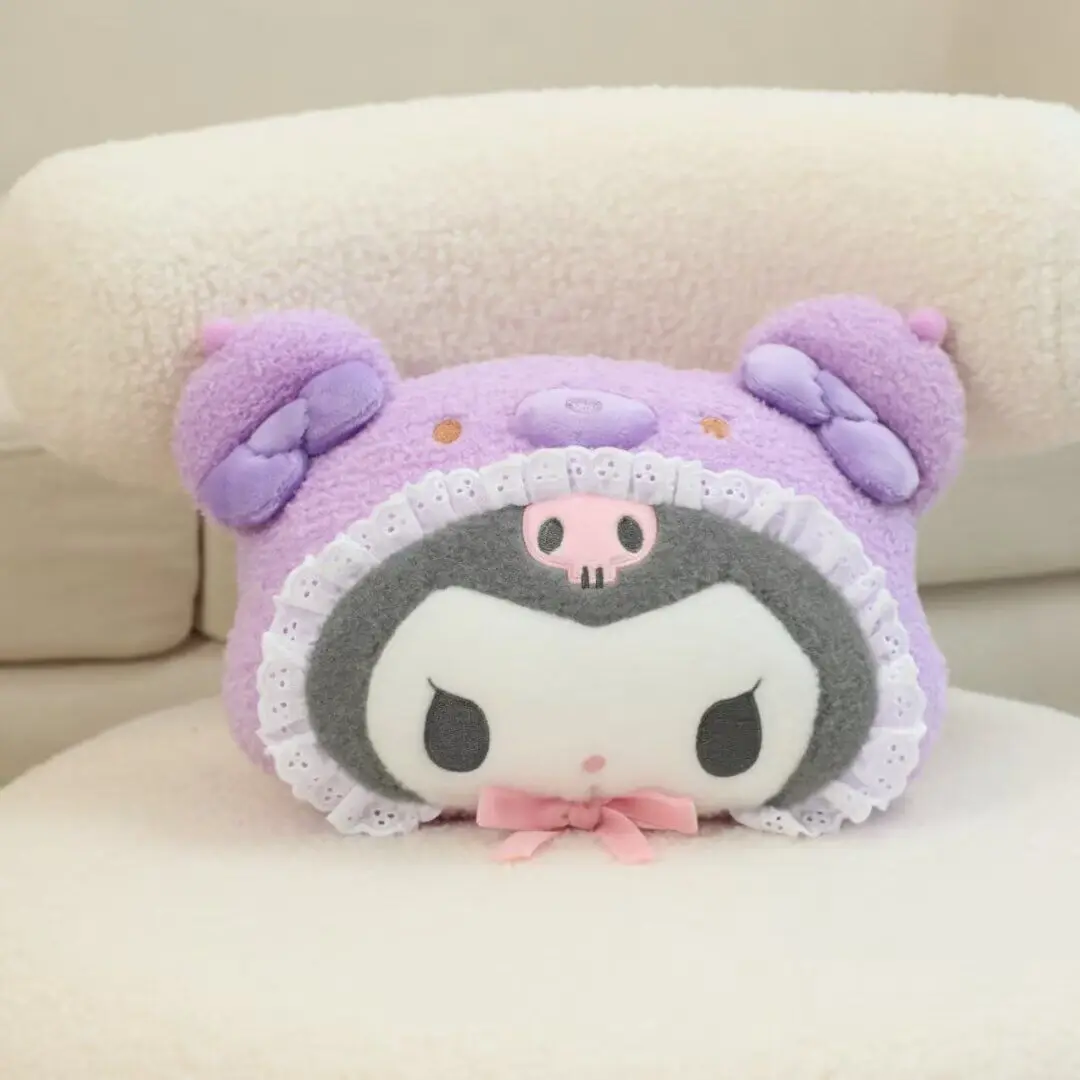 Melody Car Headrest Pillow Winter Warm Plush Neck & Lumbar Support Cushion Adjustable Car Seat Pillow Seat Belt Cover view 4