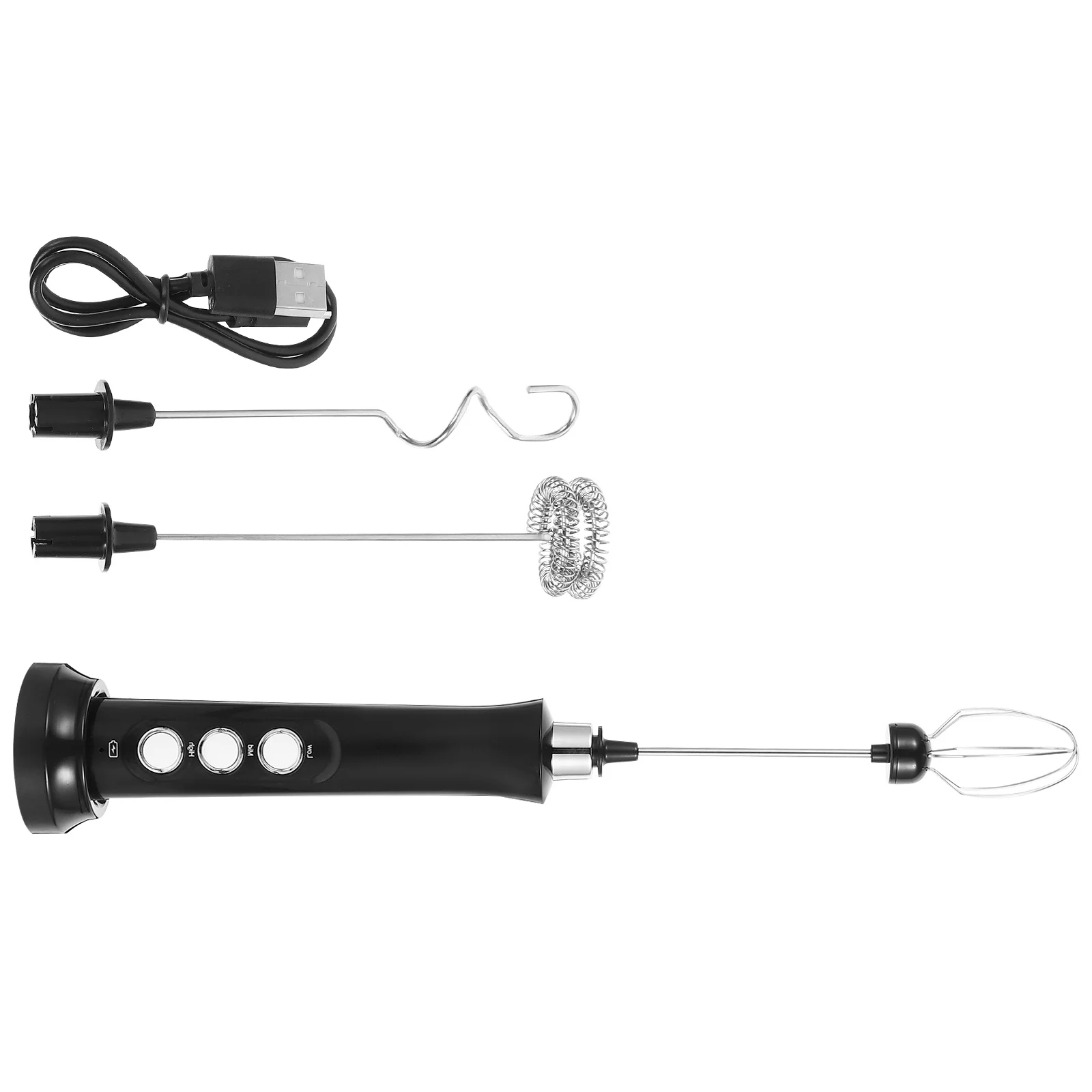 

Rechargeable Electric Milk Frother Portable Whisk Mixer Stirrer Egg Beater Coffee Foam Maker Mini Handheld Cordless