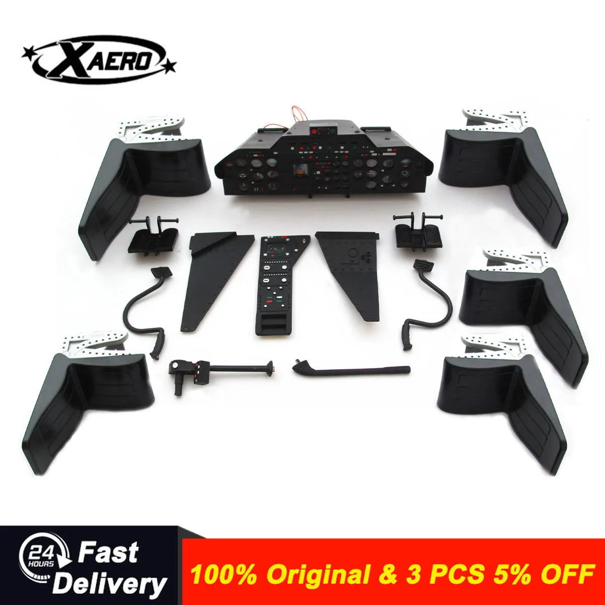 

Roban 800 Size Bell222 Fuselage Spare Parts - Nose Cover Window Tail Landing Gear Wood Spacers Replacement