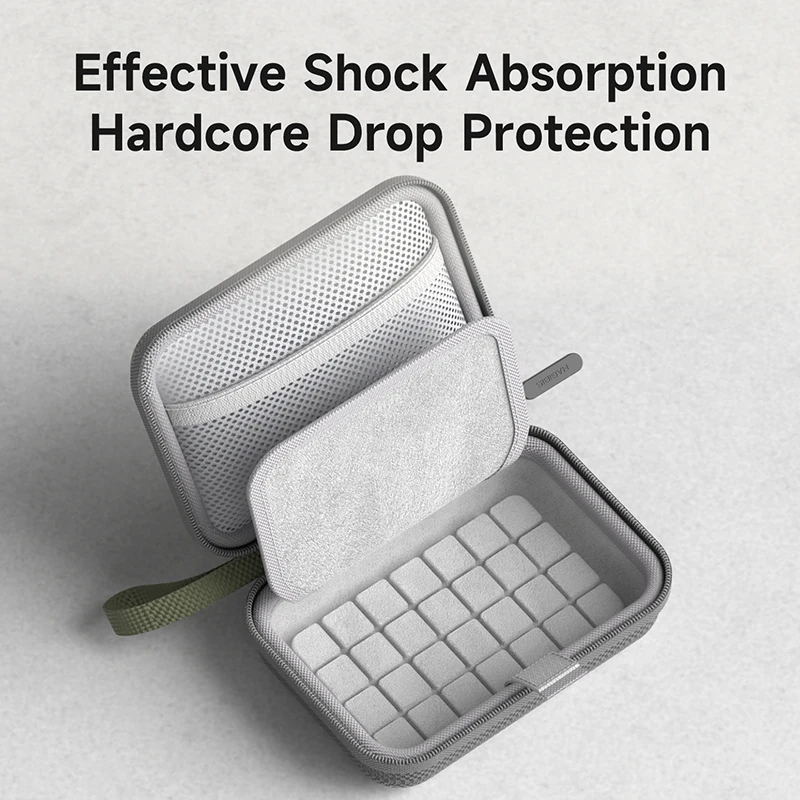 Hagibis 2.5 inch Hard Drive Carrying Case Portable Storage Bag External Drive Case for Organizing HDD and Electronic Accessories