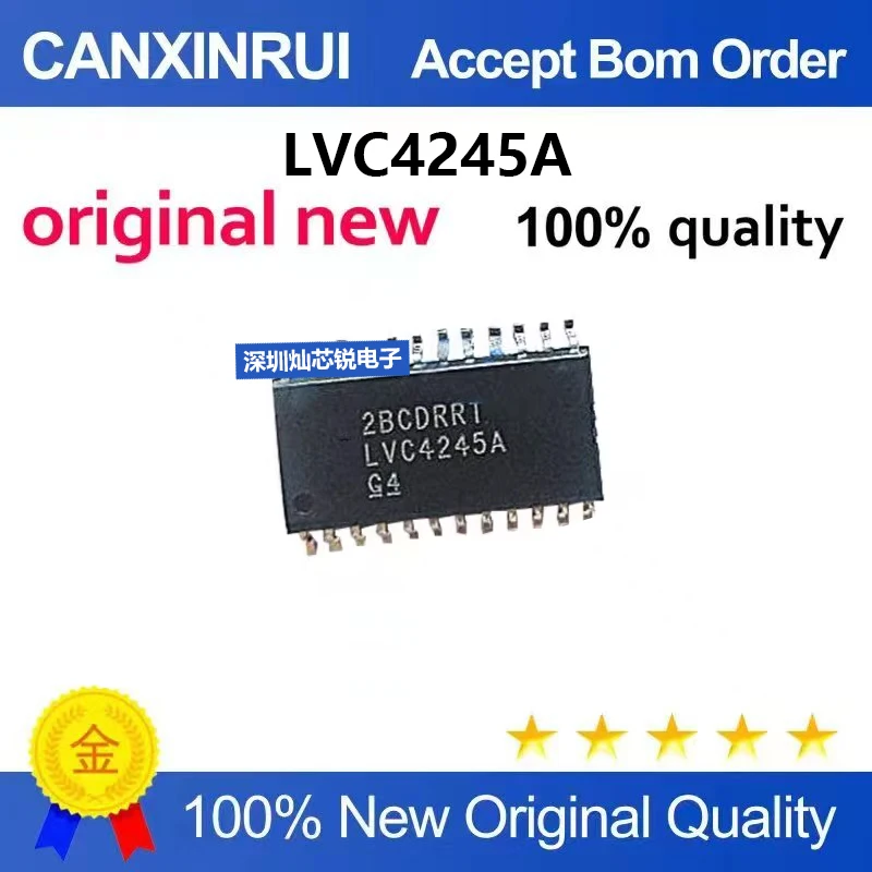 (5-100pieces)SN74LVC4245ADW LVC4245A SOIC24 SMD IC Wide Body 7.2mm
