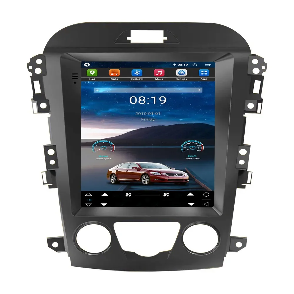 Android 1 Din Car Stereo For JMC YUSHENG S350 2013 2014 2015 With Carplay Android Auto 10.4 Touch Screen Car Radio