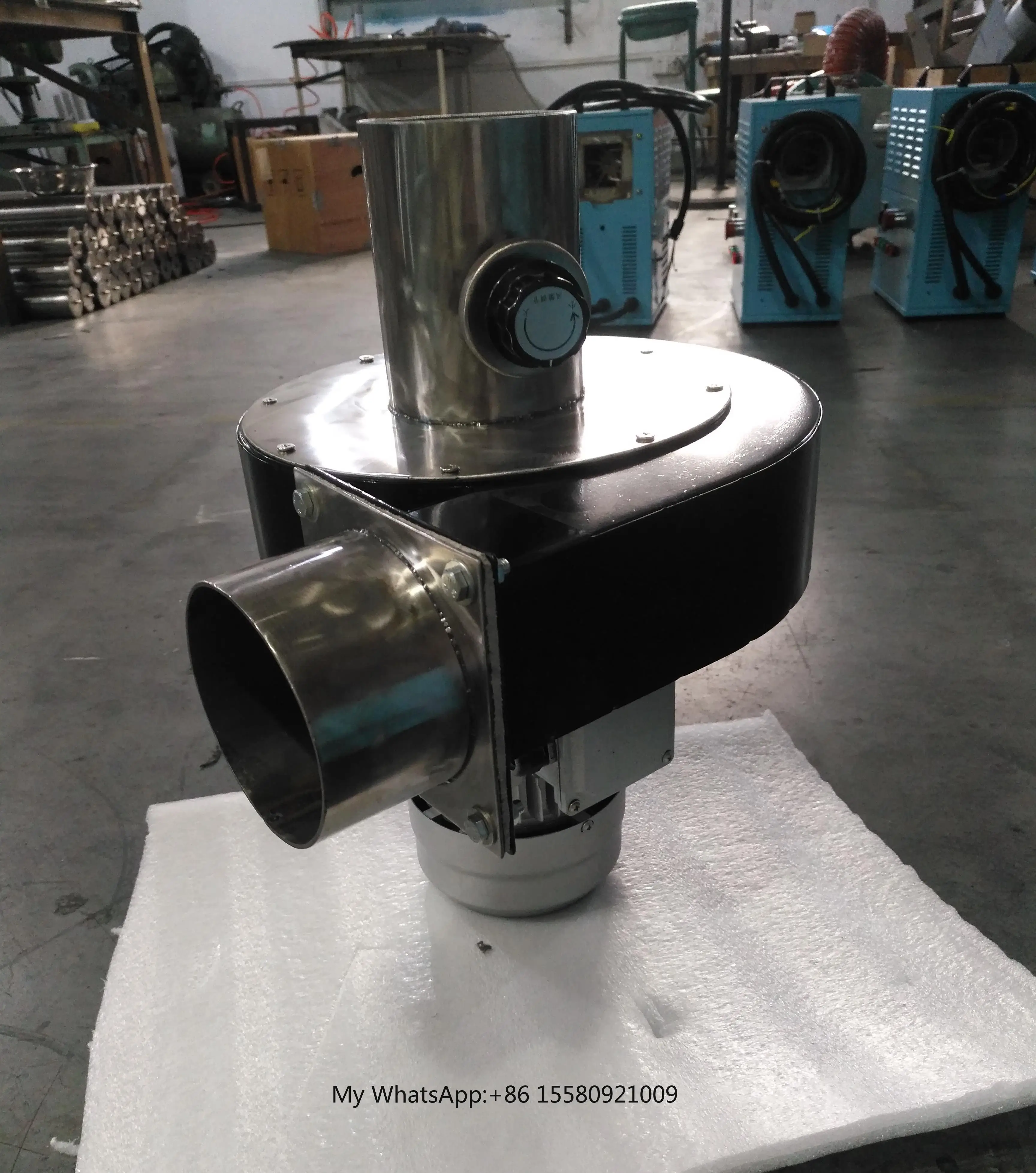 AC 4P MOTOR 550W Turbine Centrifugal Blower Forward Impeller Fan Duct Ventilation Fan Air Exhaust Fan 380V 50Hz