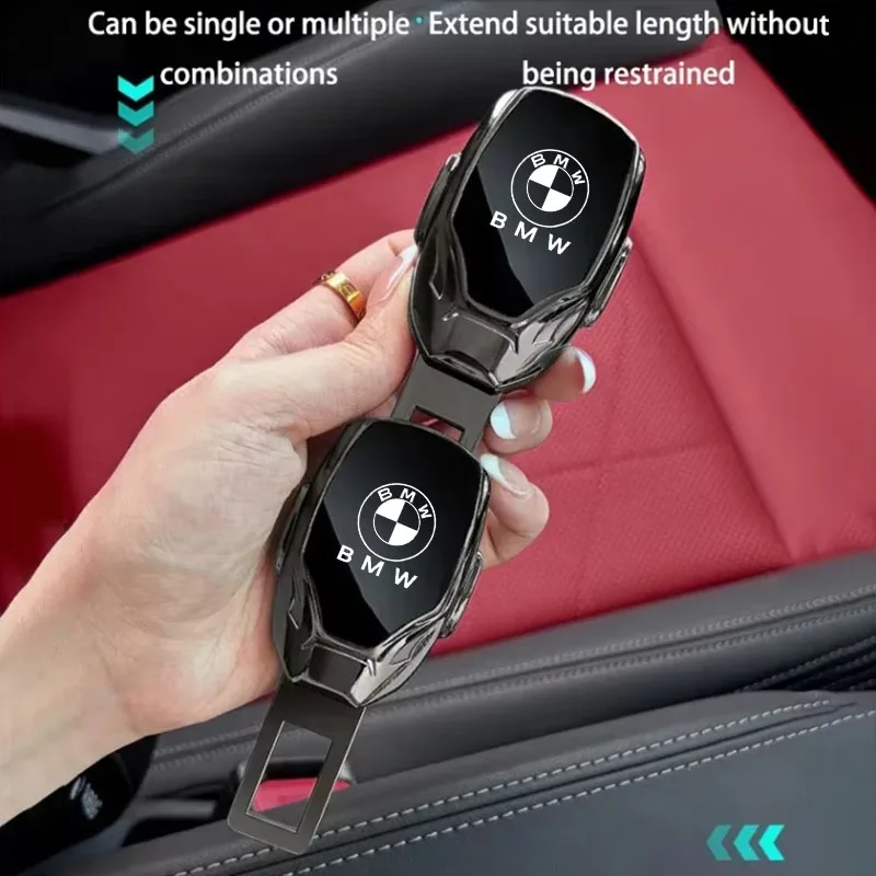 

Car Safety Belt Buckle Thick Socket Safety Belt Buckle Extension Clip For BMW M x5 e70 e91 f11 f30 f31 f10 x3 f25 Accessories