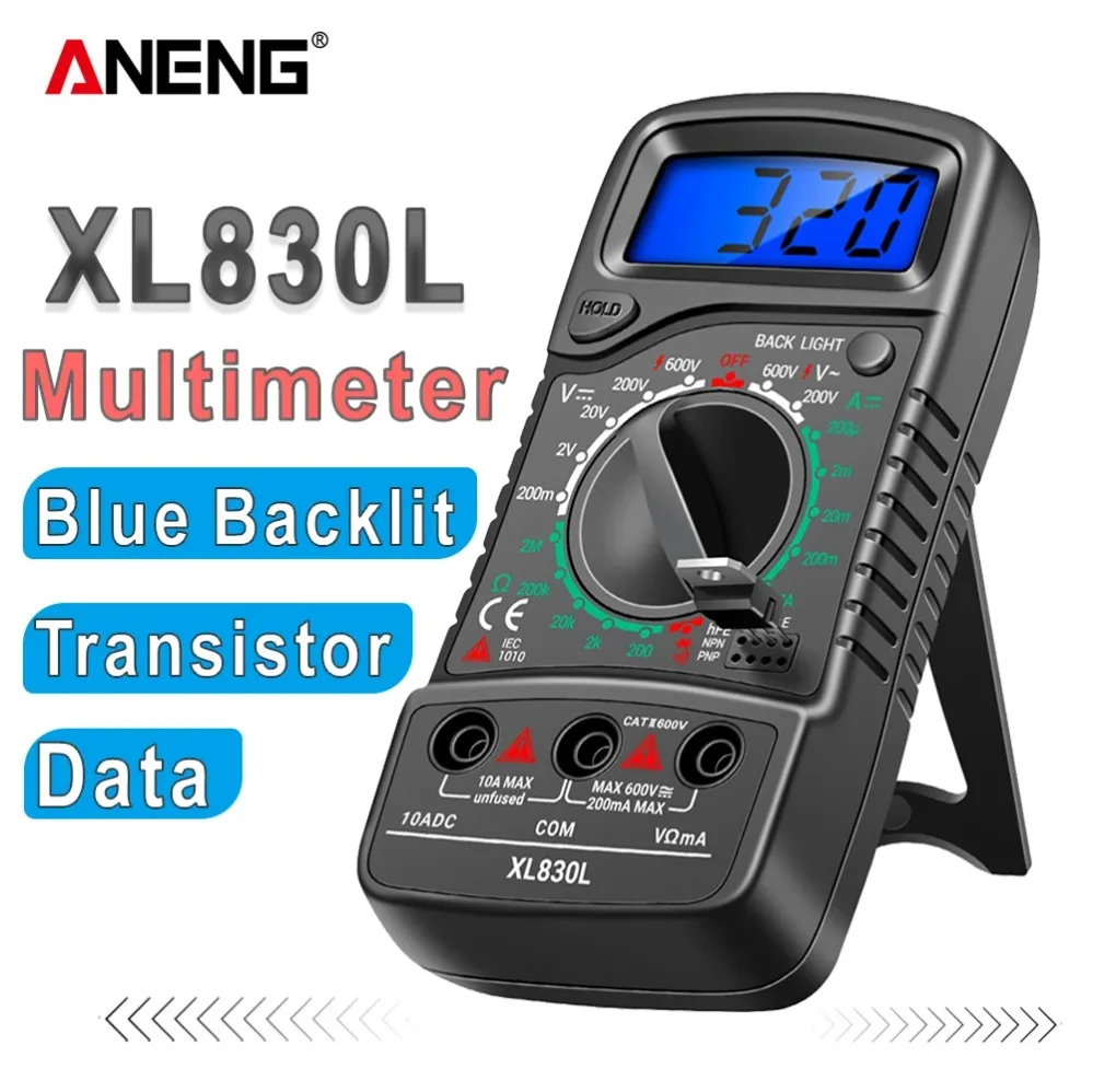 

ANENG XL830L Digital Multimeter Esr Meter Testers Automotive Electrical Dmm Transistor Peak Tester Meter Resistance Meter test