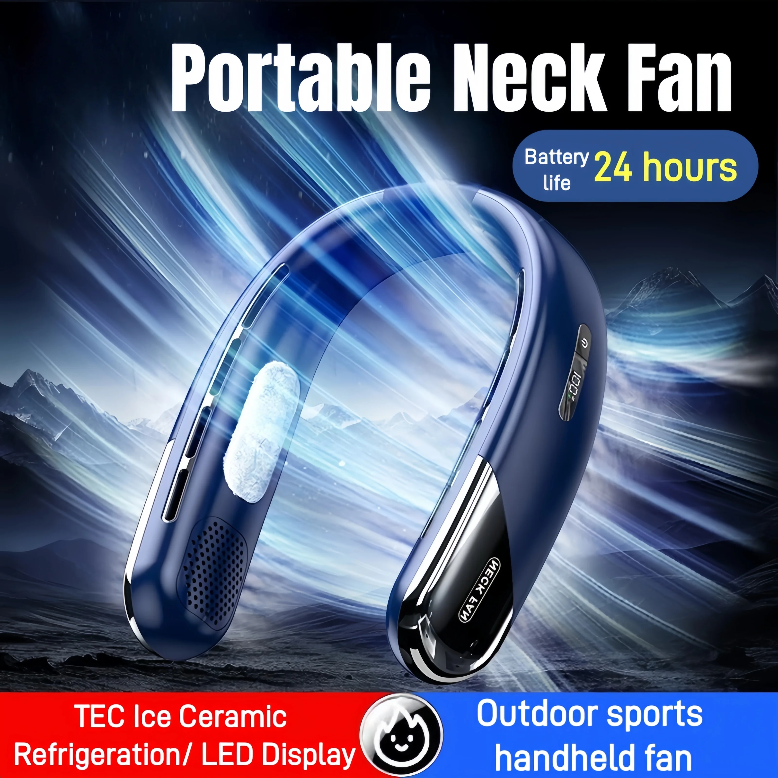 Модернизированный вентилятор с шеей без помощи рук