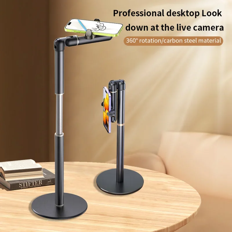 

Desktop Mobile Phone Stand Multifunctionl Universal Shooting Lazy Stand Rotating Telescopic Height Adjustable Mobile Phone Stand