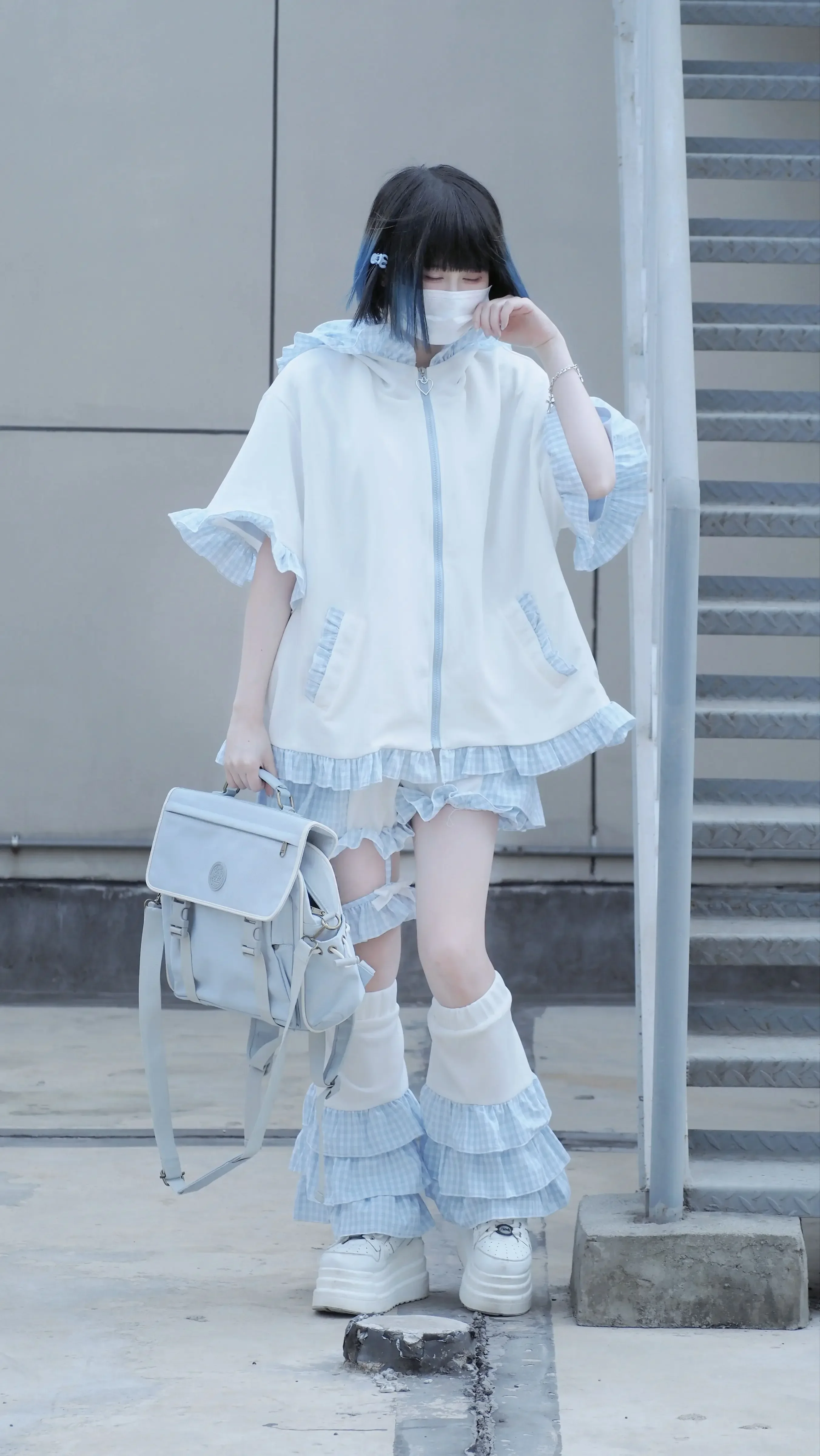 Japanese Style Mass-Produced Kawaii Lolita Water Color Short Sleeve Jacket Subculture Cute Pumpkin Pants Autumn Fashion Outfit