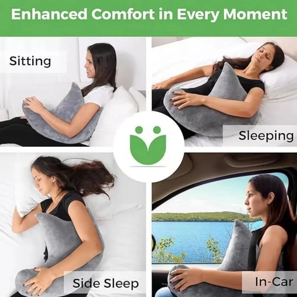 Slow Rebound Shoulder Support Pillow Breathable Comfortable Arm Support Pillow Soft Adjustable Shoulder Pillow Side Sleeping