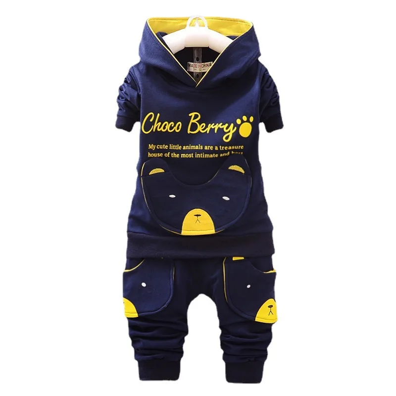 New Spring Autumn Baby Girl Clothes Suit Boys Outfits Children Fashion Hoodies Pants 2Pcs/Sets Toddler Costume Kids Tracksuits