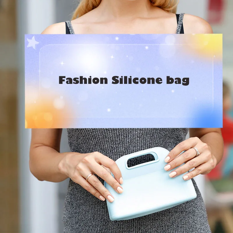 

Makeup Bags for Women & Candy Color Silicone Bag & Waterproof Cosmetic Case for Girls