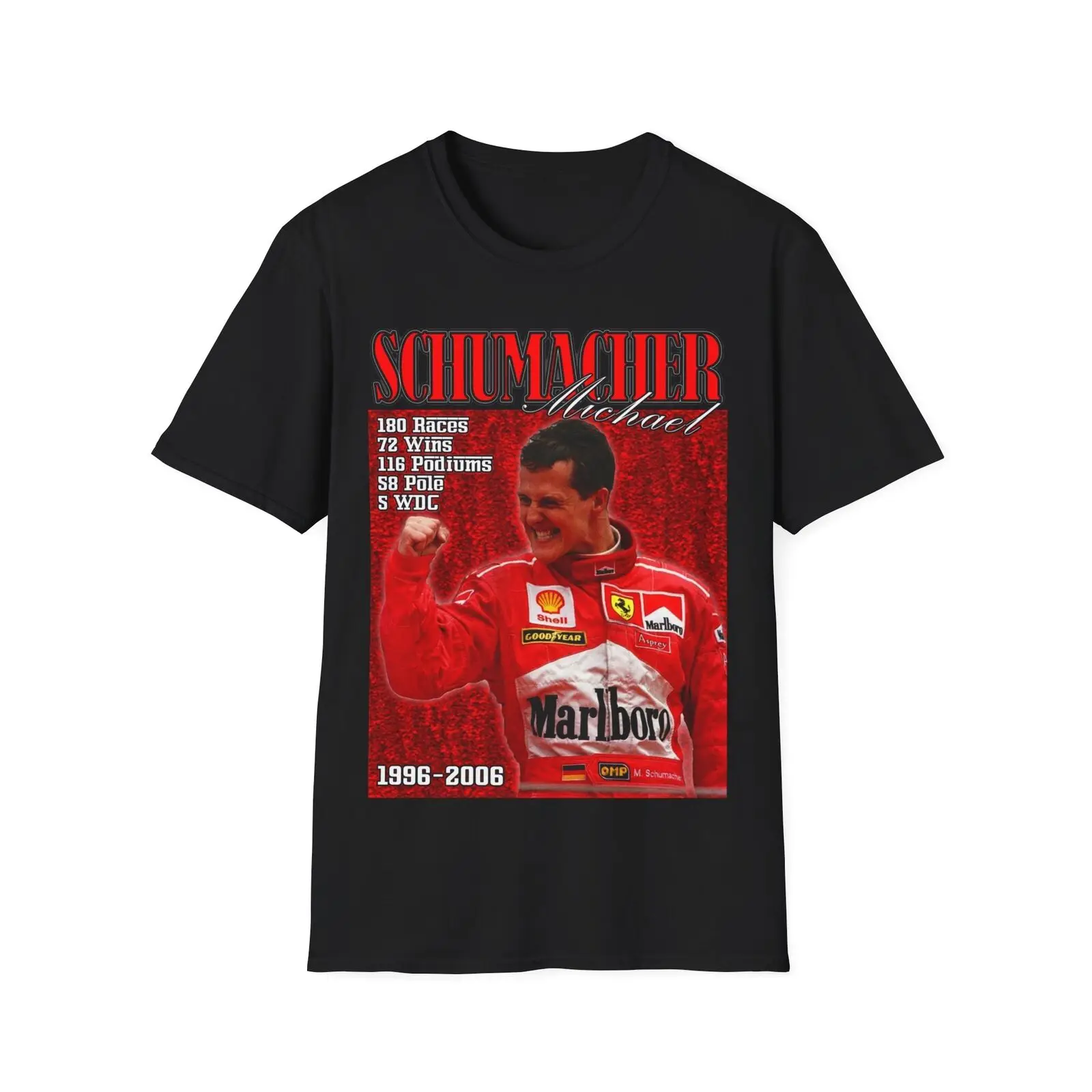 Michael Schumacher Tribute Bootleg T-Shirt