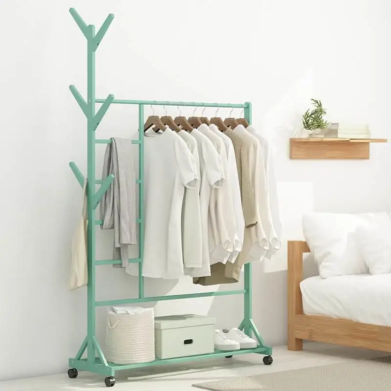 Perchero de plástico minimalista para almacenamiento de Ropa, mueble para el hogar, ahorro de espacio, secado de Ropa