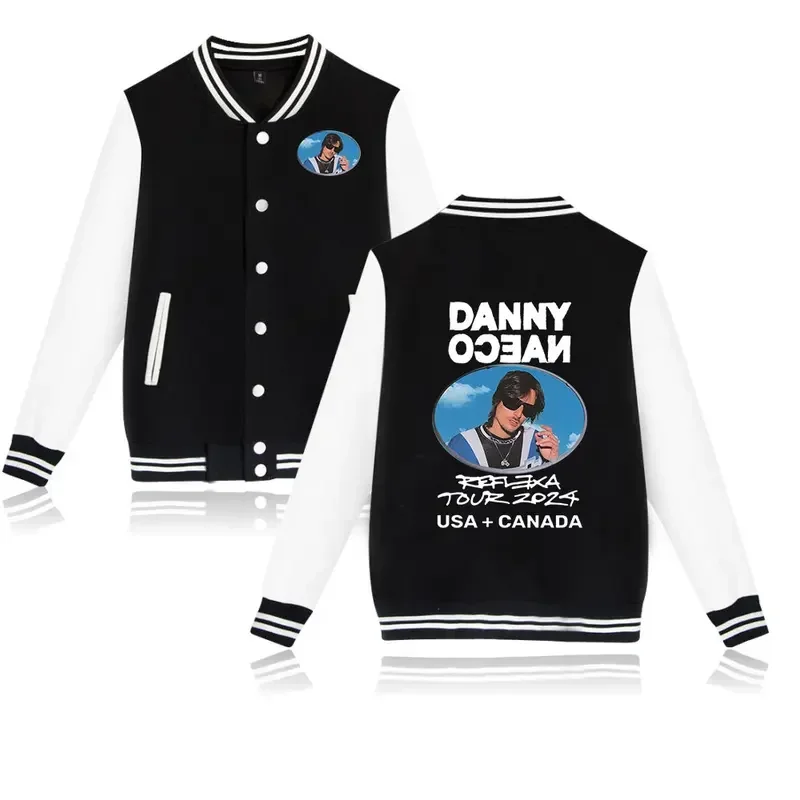 

Danny Ocean Reflexa Tour 2024 Women Men Long Sleeved Baseball Jacket Trend Casual Baseball Uniform