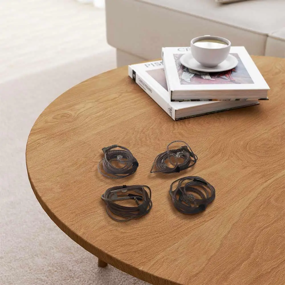 For KZ ZEX High-Purity 2Pin Cable Upgrade Twisted Cable 2Pin Headphone Cord In Ear Cable ZS10 Earphone Wire KZ Earphones Cord