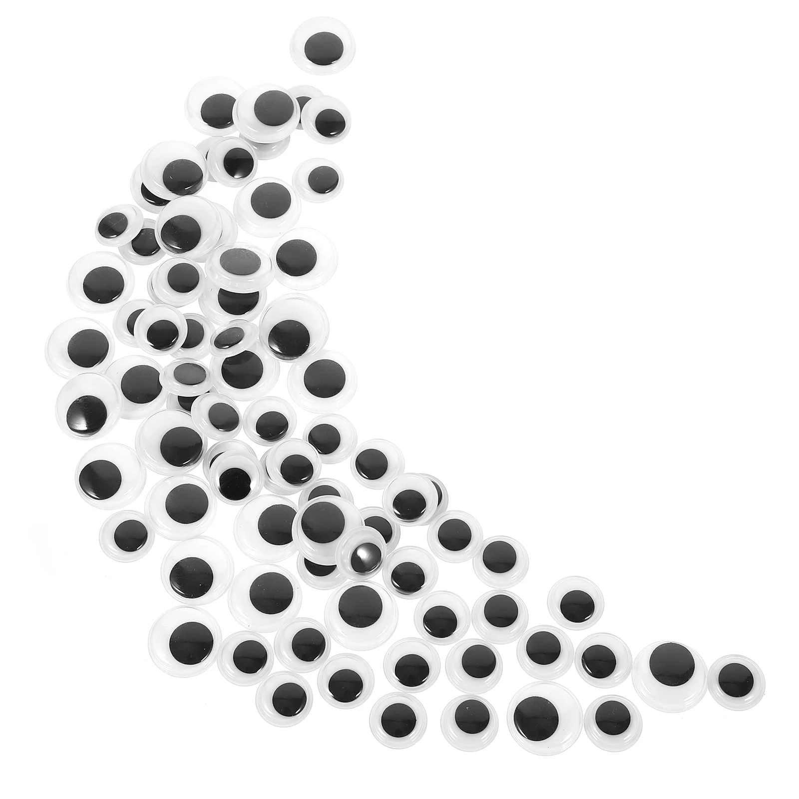 

80pcs Glow in Dark Eyes 15mm 20mm Luminous Fake Eye Balls for Making Craft Supplies Realistic Eyeballs Decorations