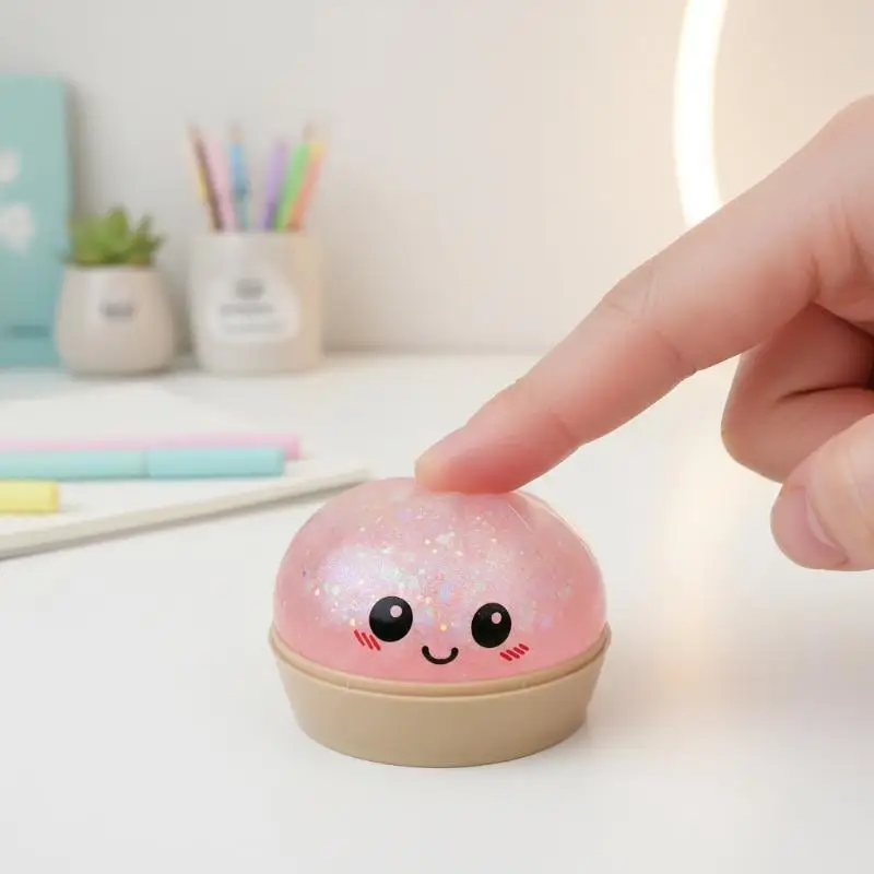 Rainbow Dumpling Squishy Toy Oversized 1pc Jumbo Stress Relief Sensory Soft Slow Rising for School Prize