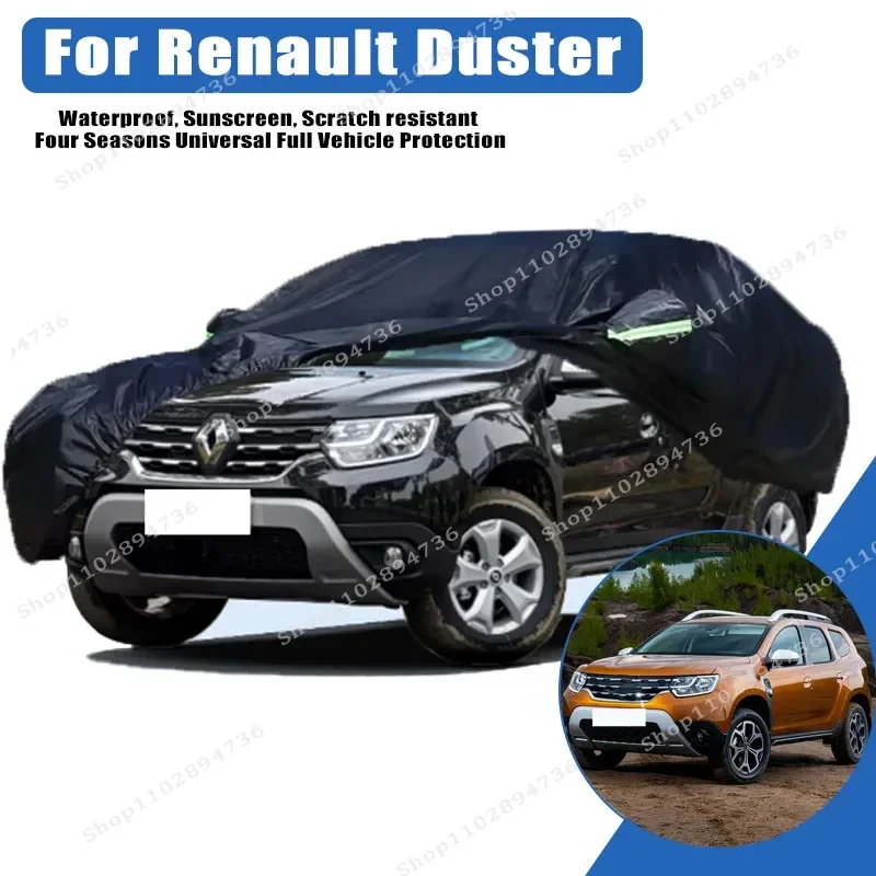 

For Renault Duster Outdoor Protection Full Car Cover Snow Cover Sunshade Waterproof Dustproof Exterior Car Accessories