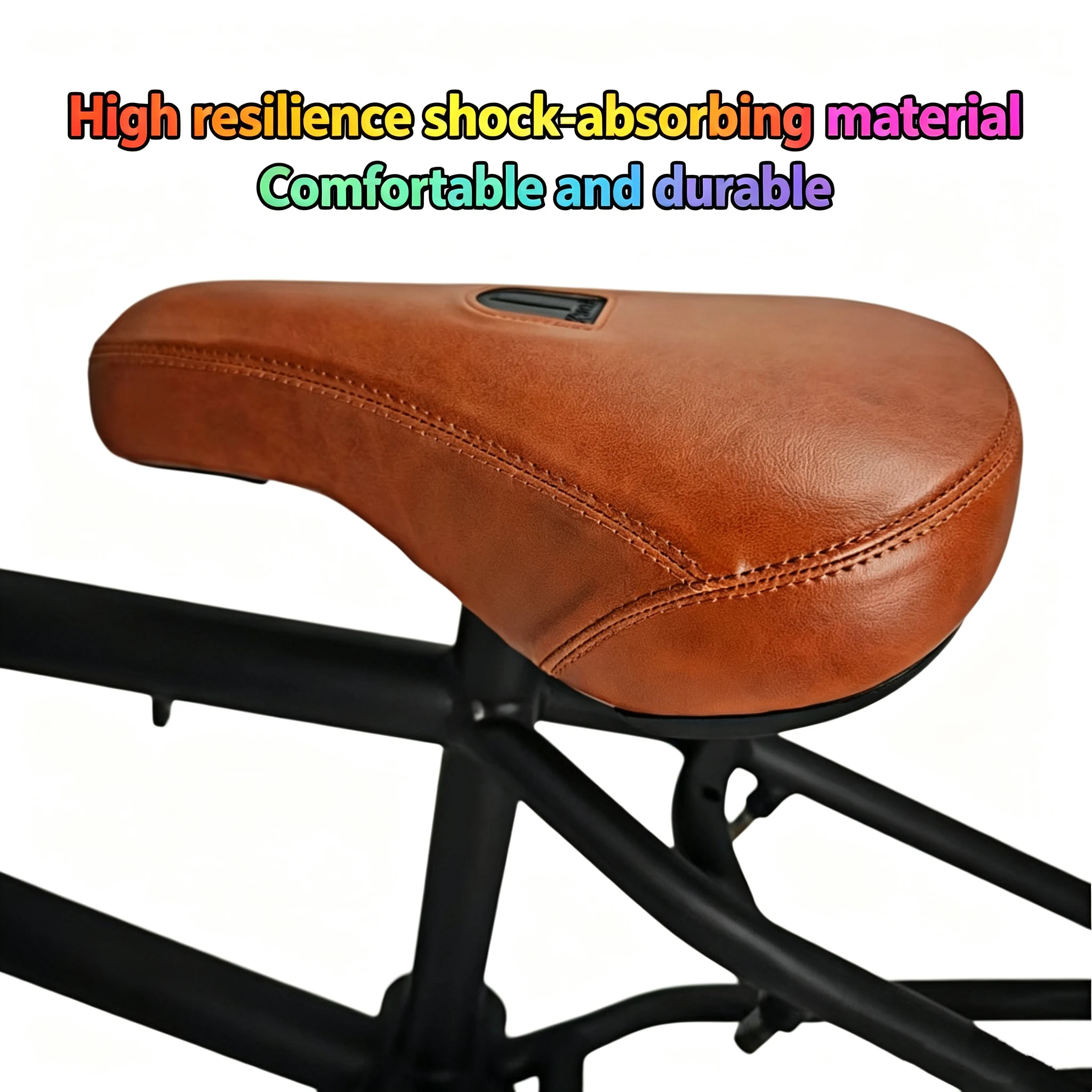 BMX Saddles BMX Bike Saddle Dirt Jump Bike Seat Freestyle Racing Cruiser PVC Leather Ultralight Soft Comfortable Bicycle Saddle view 6