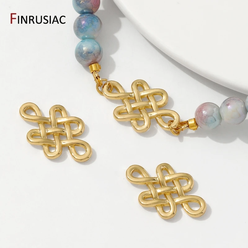 18K Gold Plated Brass Heart/Angle Pattern Connector Charms,Double Hole Charms Connector For DIY Bracelet Making Accessories - view 4