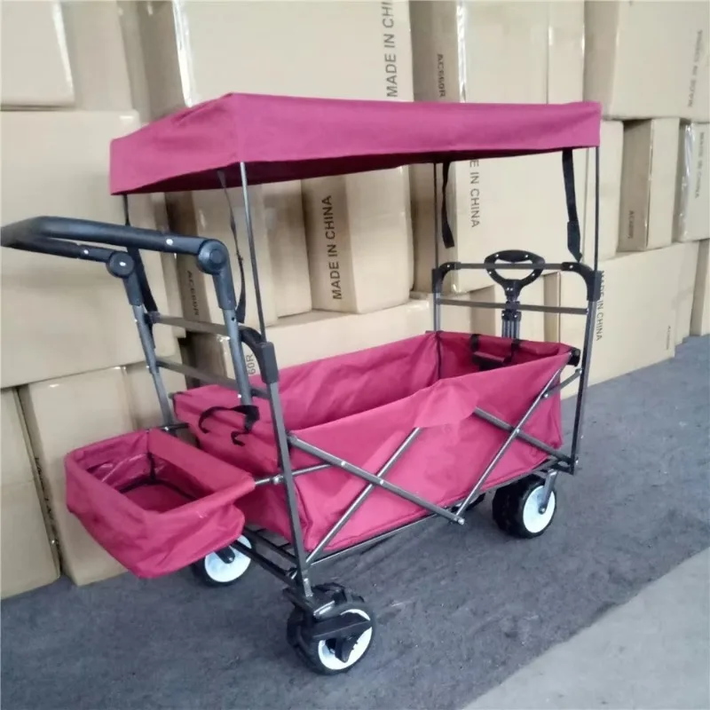 Portable Outdoor Camping Trolley Foldable Beach Wagon for Sale