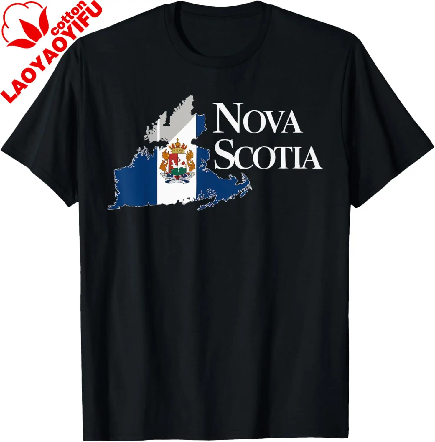 Halifax Nova Scotia Canadian Travel Vacation I Love Canada T-Shirt Custom Printed Graphic T Shirts Mens Clothing Cotton Tee