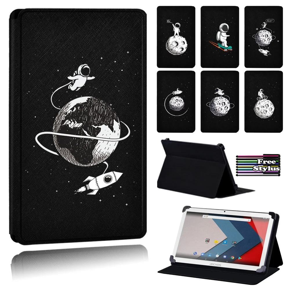 Tablet Case for Archos 101 101b 101d Platinum/101b Oxygen/101e Neon/access 101(3g/wifi)/Oxygen 101 S/T80 Astronaut Flip Stand