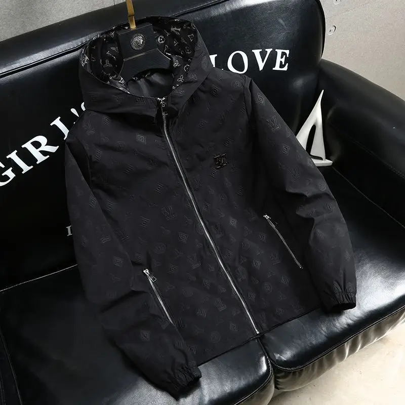 

Мужская повседневная куртка Красивая куртка Мода с капюшоном Трендовый тренд Бренд Slim Fit Новое верхнее платье