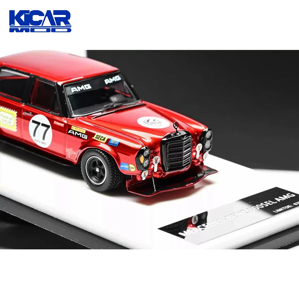 

Glory Model 1/64 300SEL AMG Model Car Vintage Cars Diecast Vehicle Collection Model With Display Case Gifts for Adults