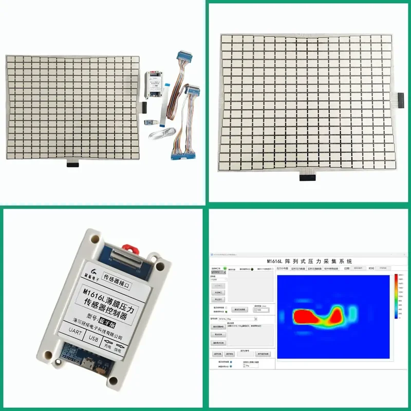 M1616L Large Format Array Thin Film Pressure Sensor Matrix Piezoresistive 16x16 Sitting Position Monitoring Multi-point