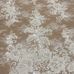 New Bead Tube Embroidery Advanced Fabric ,Suitable For Wedding Dresses And Evening Gowns Private Custom