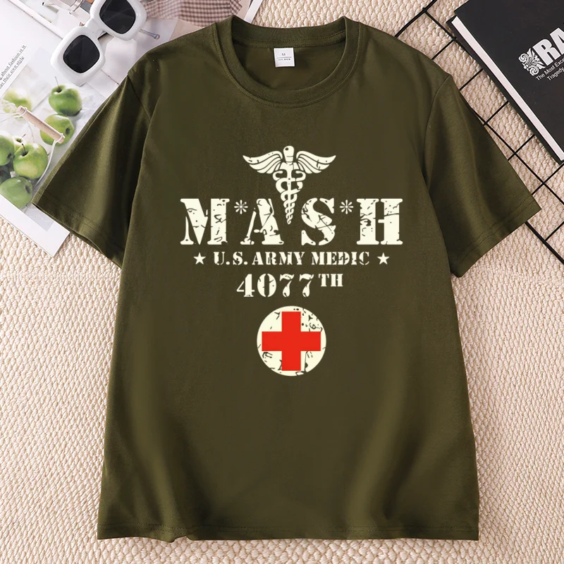 Best Care Anywhere TShirt Graphic T Shirts Mash Distressed Logo T Shirt Mens 4077 Licensed Classic Militarryy Green T-shirts