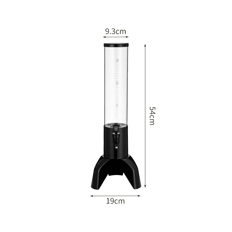 Beer Machine Beer Tower Triangle 3L Barrel Wine Dispenser