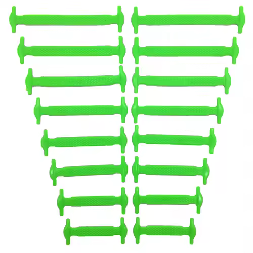 16pcs/lot Silicone Shoelaces No Tie Shoelaces 12 colors Elastic Lace Shoelace Creative Lazy Silicone Laces Rubber Lace - Image 16